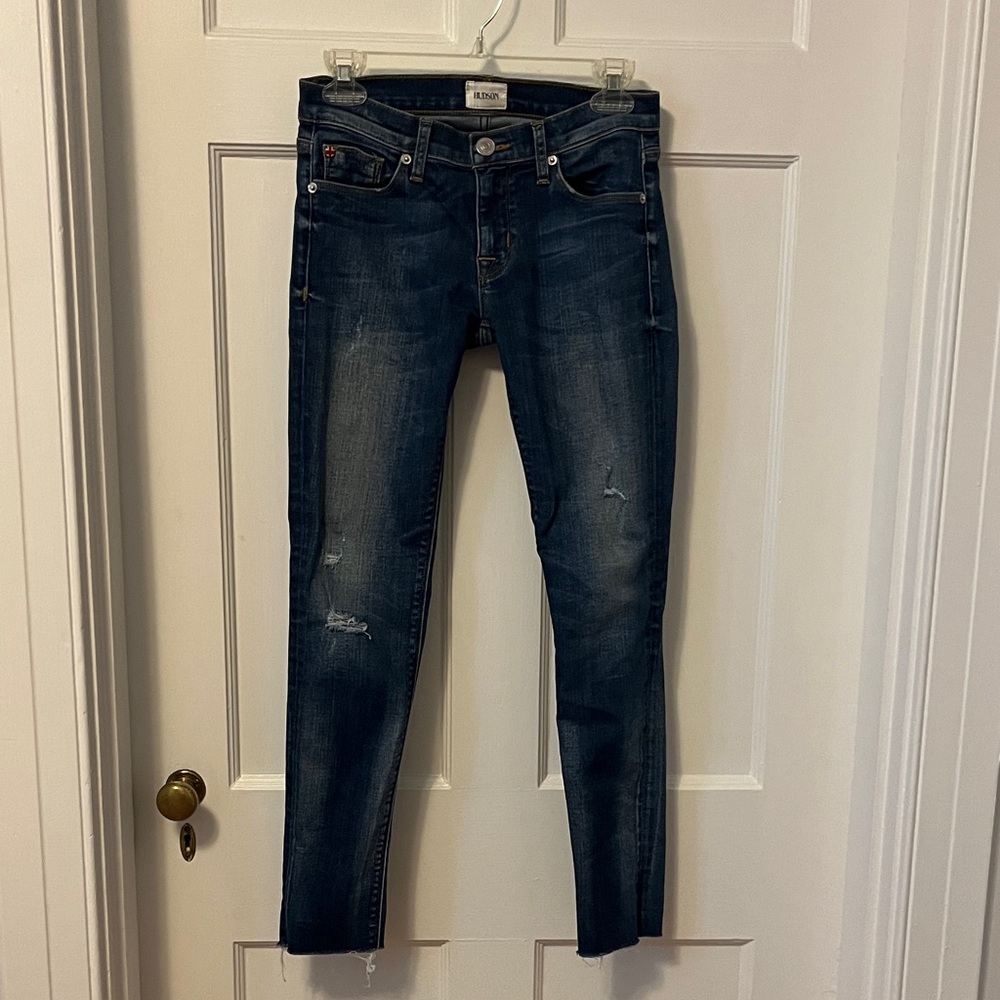 Hudson Krista Ankle S. Skinny w/ Raw Hem Jeans